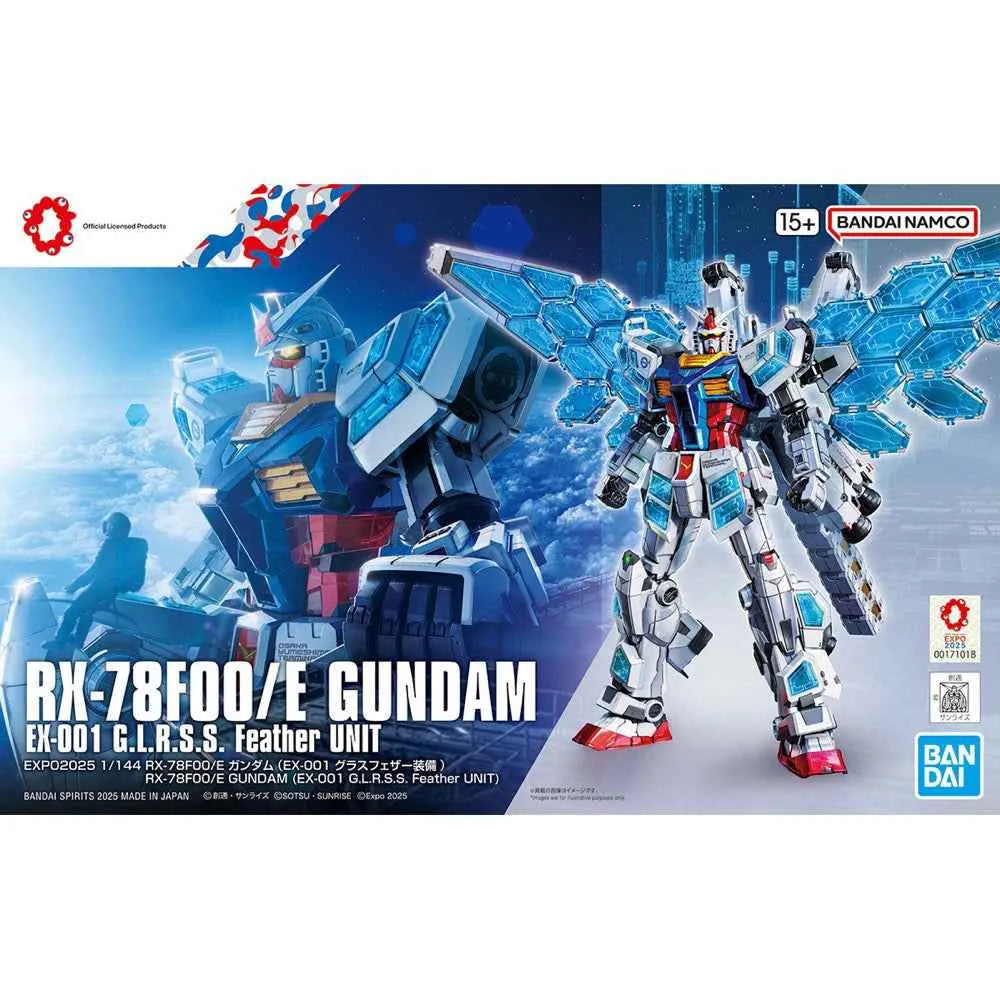 HG 1/144 RX-78F00/E Gundam (EX-001 G.L.R.S.S. Feather Unit)