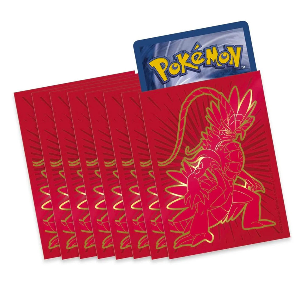 Card Sleeves - Pokemon Scarlet & Violet Elite Trainer Box Koraidon (65 Pack)