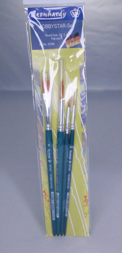 VP Leonhardy 4pc Hobby Brush Set