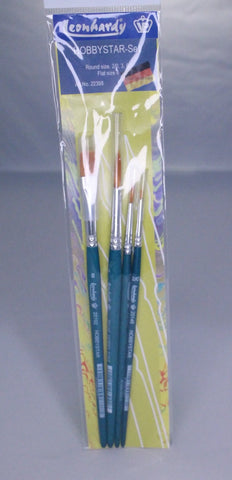 VP Leonhardy 4pc Hobby Brush Set