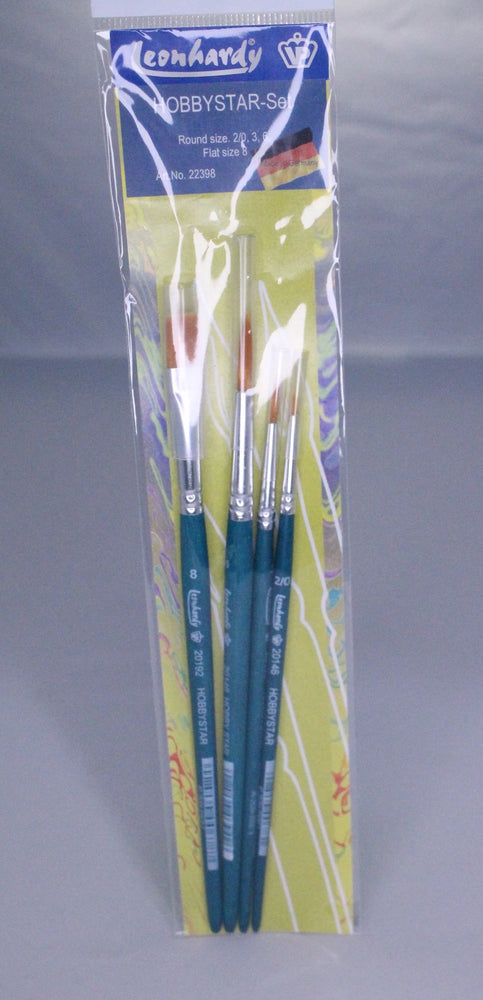 VP Leonhardy 4pc Hobby Brush Set
