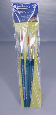 VP Leonhardy 4pc Hobby Brush Set