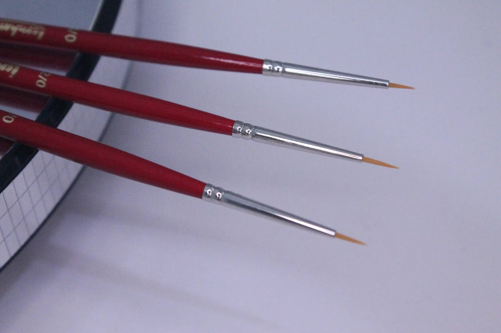 VP Leonhardy 3pc Modellers Miniature Detail Brush Set