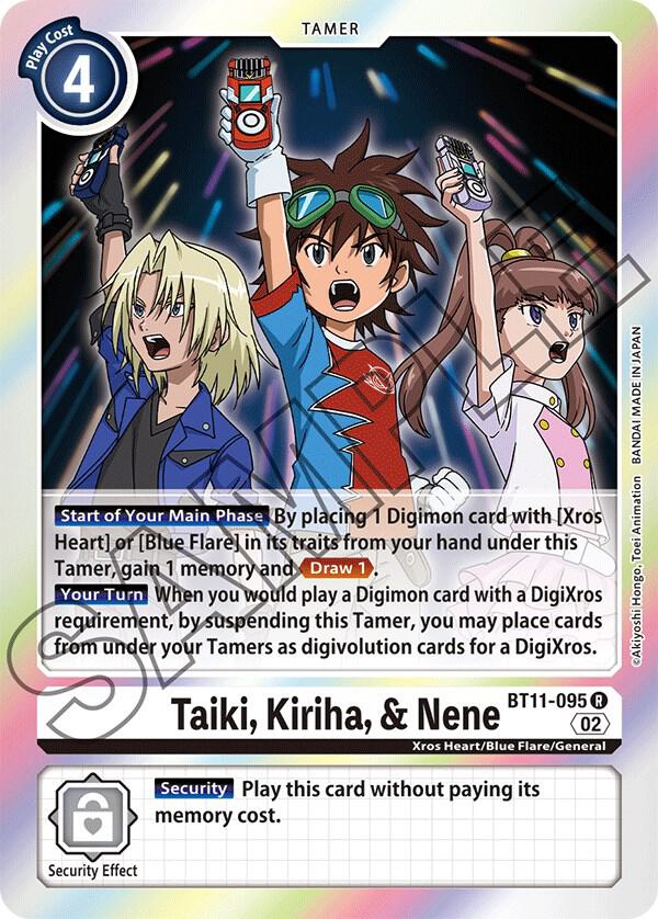 Taiki Kiriha and Nene BT11-095 R (Dimensional Phase)  - Foil
