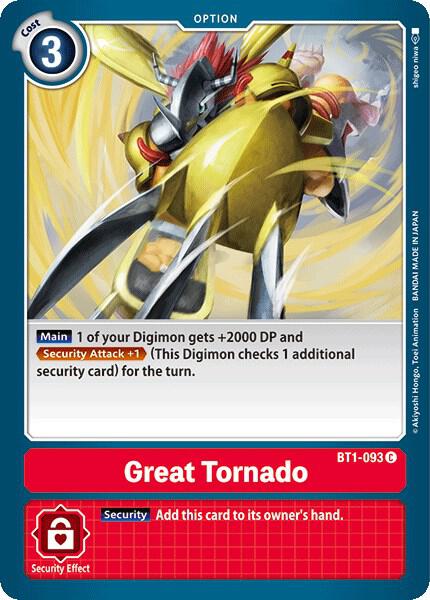 Great Tornado BT1-093 C (Release Special Booster 1.0) 