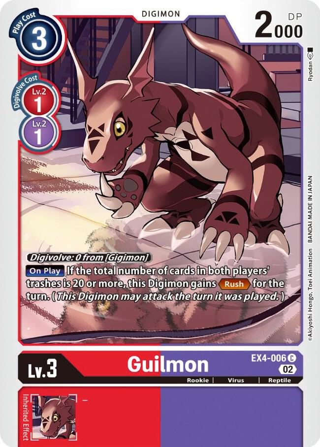Guilmon EX4-006 C (Alternative Being Booster) 