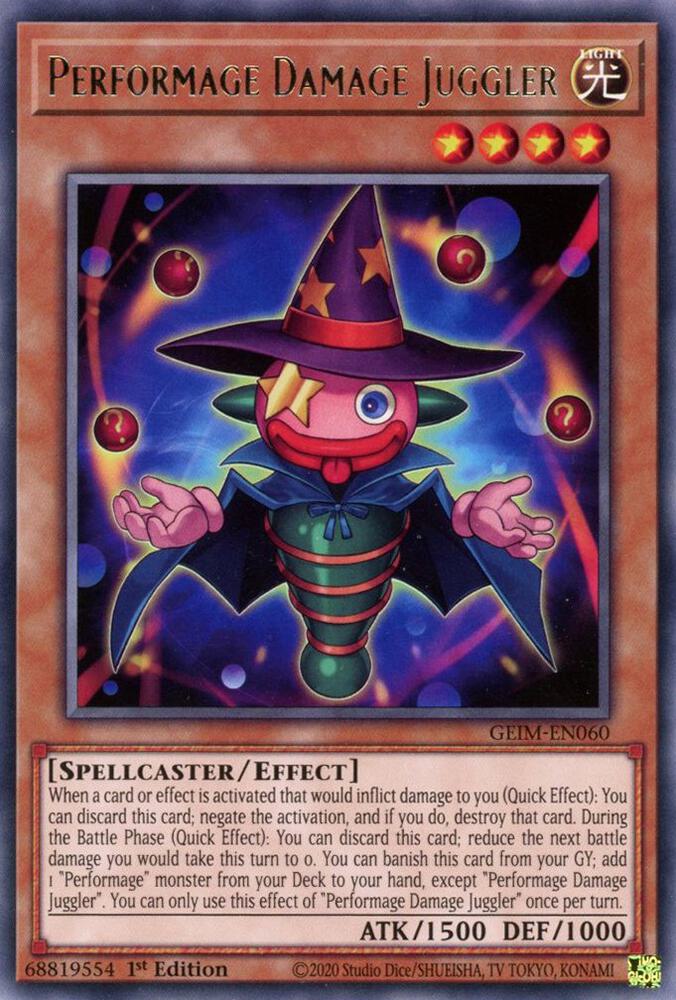 Performage Damage Juggler GEIM-EN060 (Genesis Impact)  - 1st Edition