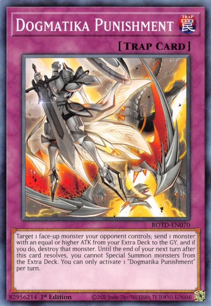 Dogmatika Punishment ROTD-EN070 (Rise of the Duelist)  - 1st Edition