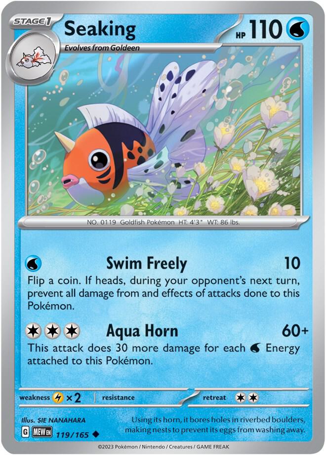 Seaking 119/165 (SV: Scarlet & Violet 151) 