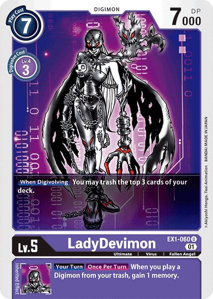 LadyDevimon EX1-060 U (Classic Collection) 