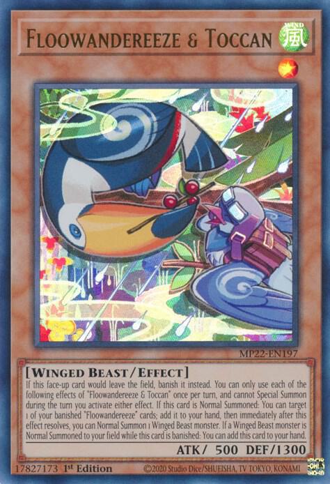 Floowandereeze and Toccan MP22-EN197 (2022 Tin of the Pharaoh's Gods)  - 1st Edition