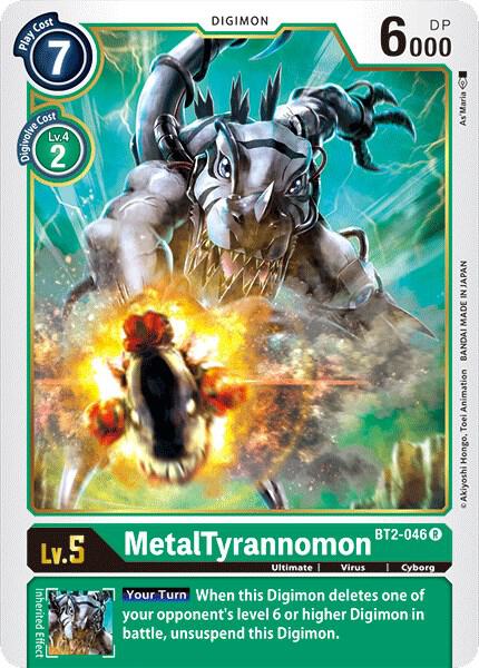 MetalTyrannomon BT2 046 BT2-046 R (Release Special Booster 1.0) 