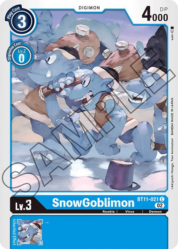 SnowGoblimon BT11-021 C (Dimensional Phase) 