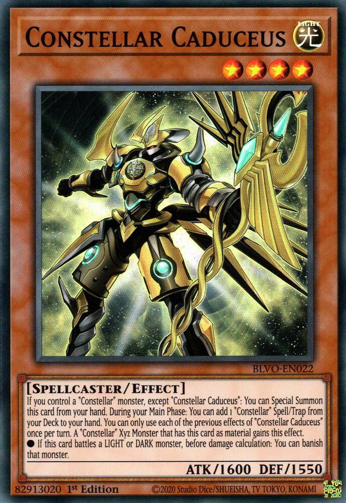 Constellar Caduceus BLVO-EN022 (Blazing Vortex)  - 1st Edition