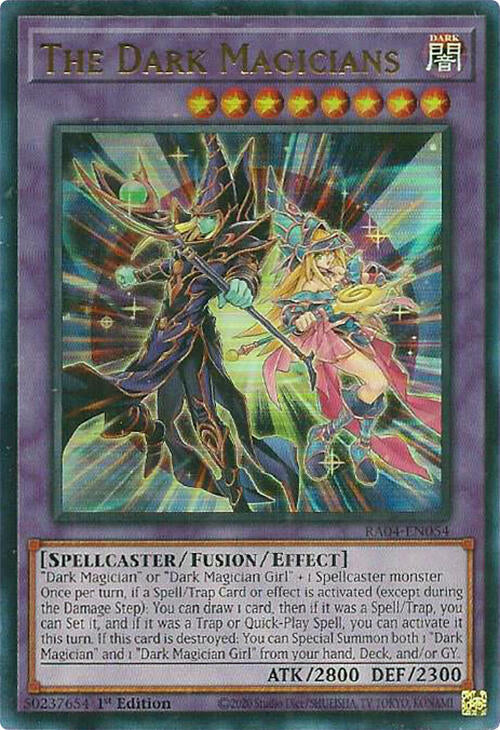 The Dark Magicians UR RA04-EN054 (Quarter Century Stampede)  - 1st Edition