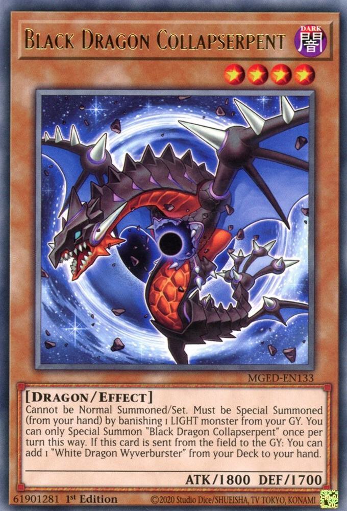 Black Dragon Collapserpent MGED-EN133 (Maximum Gold: El Dorado)  - 1st Edition