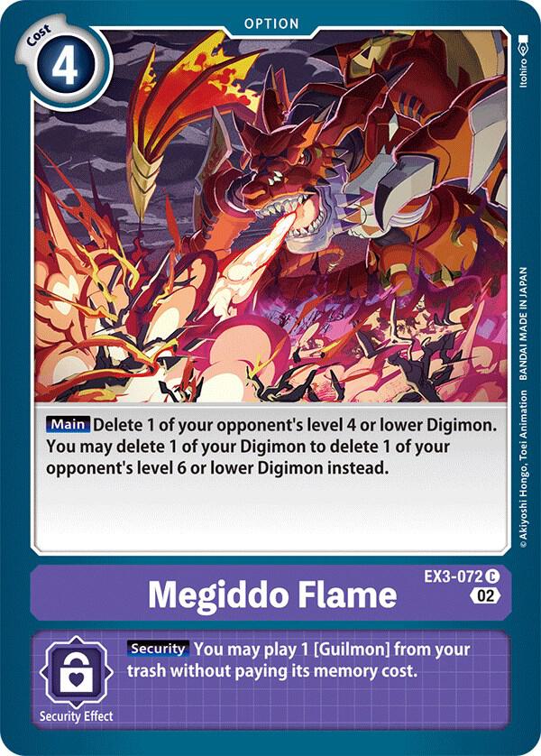 Megiddo Flame EX3-072 C (Draconic Roar) 