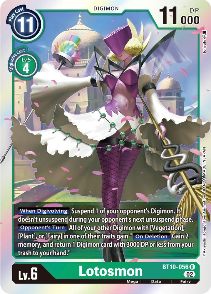 Lotosmon BT10-056 R (Xros Encounter)  - Foil