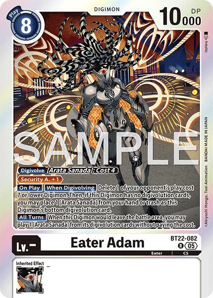 Eater Adam BT22-082 R (Cyber Eden)  - Foil