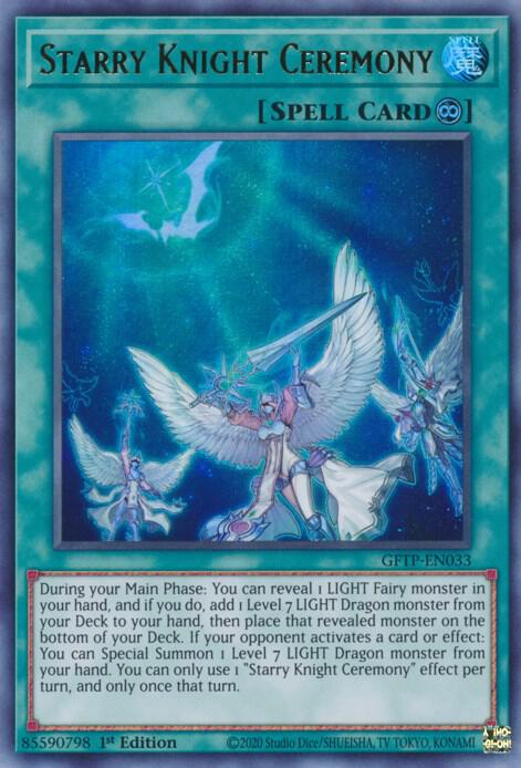 Starry Knight Ceremony GFTP-EN033 (Ghosts From the Past)  - 1st Edition
