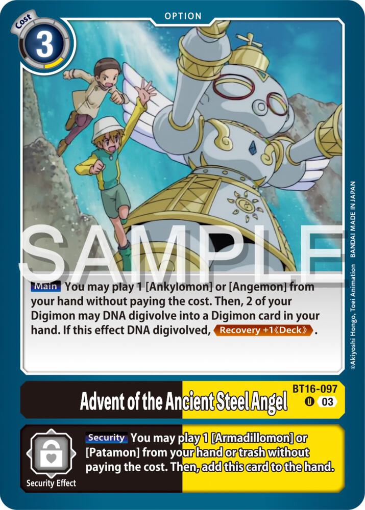 Advent of the Ancient Steel Angel BT16-097 U (Beginning Observer) 