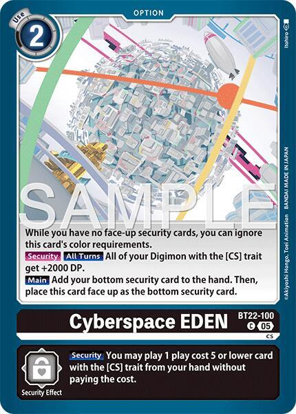 Cyberspace EDEN BT22-100 C (Cyber Eden) 
