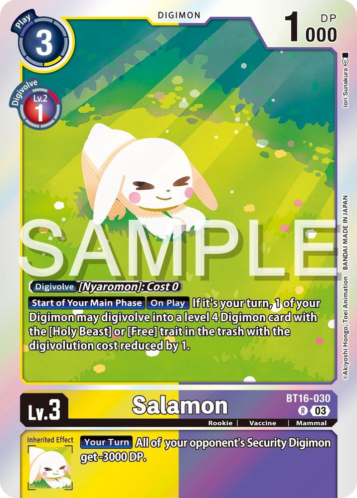 Salamon BT16-030 R (Beginning Observer)  - Foil