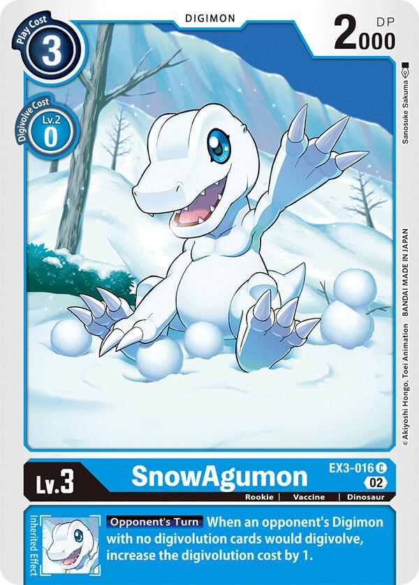 SnowAgumon EX3-016 C (Draconic Roar) 