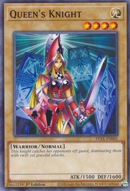 Queens Knight STAX-EN001 (2-Player Starter Set)  - 1st Edition