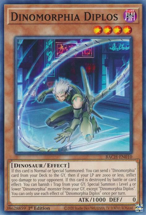 Dinomorphia Diplos BACH-EN010 (Battle of Chaos)  - 1st Edition