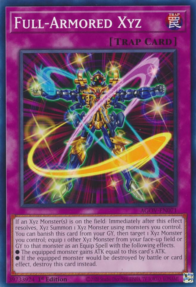 Full-Armored Xyz AGOV-EN071 (Age of Overlord)  - 1st Edition
