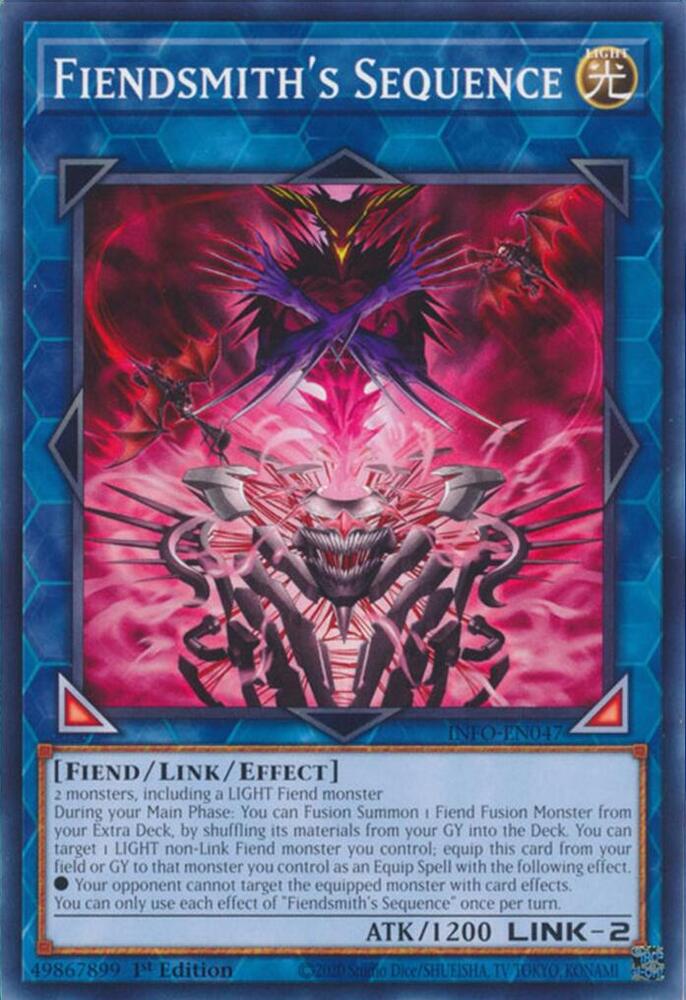Fiendsmith's Sequence INFO-EN047 (The Infinite Forbidden)  - 1st Edition