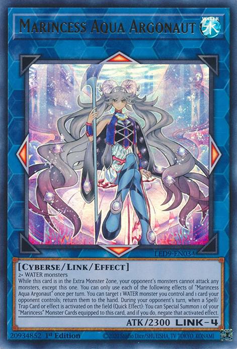 Marincess Aqua Argonaut LED9-EN034 (Legendary Duelists: Duels From the Deep)  - 1st Edition