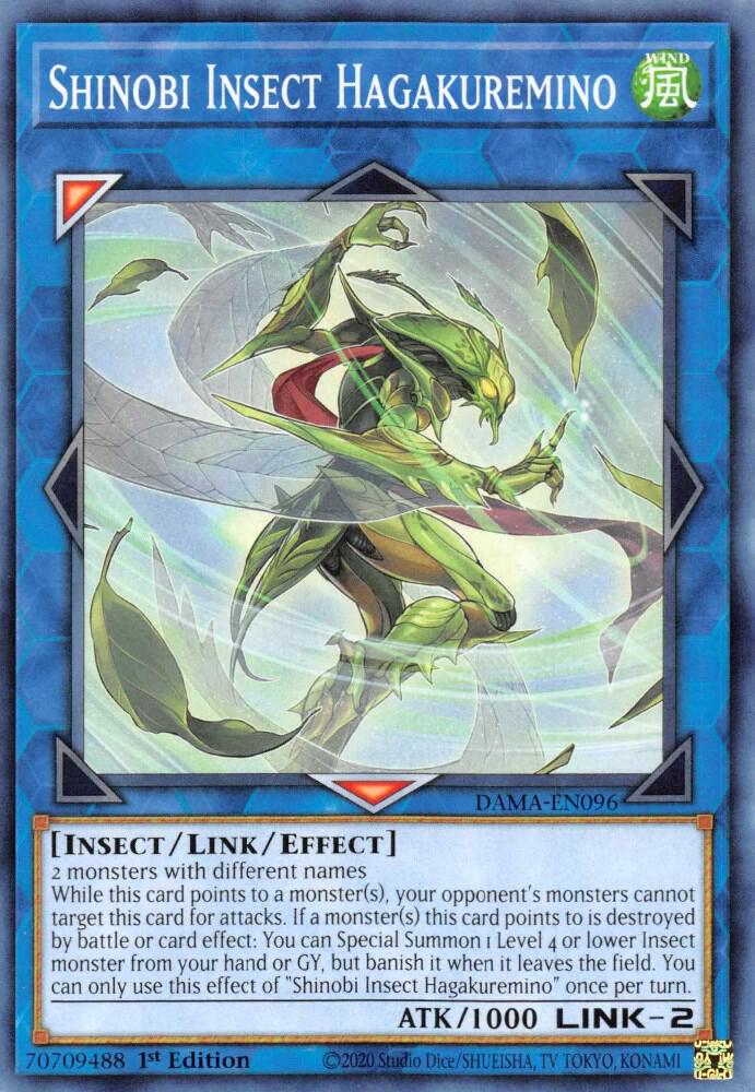 Shinobi Insect Hagakuremino DAMA-EN096 (Dawn of Majesty)  - 1st Edition