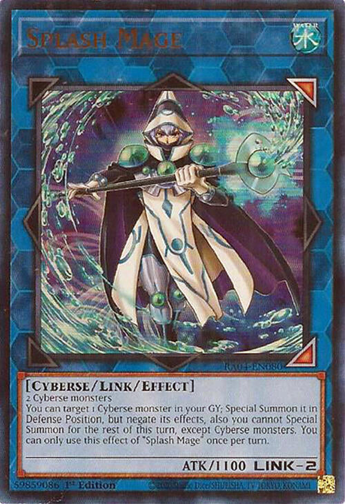 Splash Mage UR RA04-EN080 (Quarter Century Stampede)  - 1st Edition
