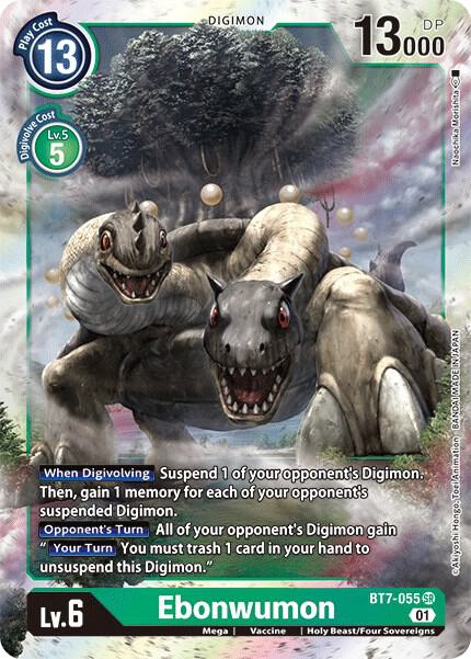 Ebonwumon BT7-055 SR (Next Adventure)  - Foil