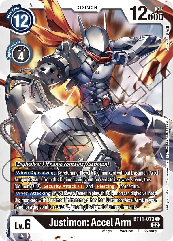 Justimon Accel Arm BT11-073 U (Dimensional Phase) 