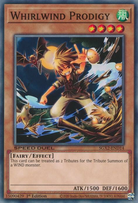 Whirlwind Prodigy SGX2-END14 (Speed Duel GX: Midterm Paradox)  - 1st Edition