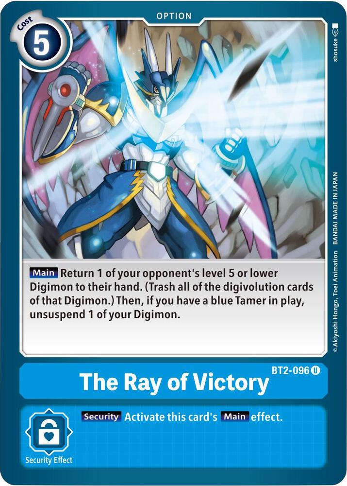 The Ray of Victory BT2-096 U (Release Special Booster 1.5) 