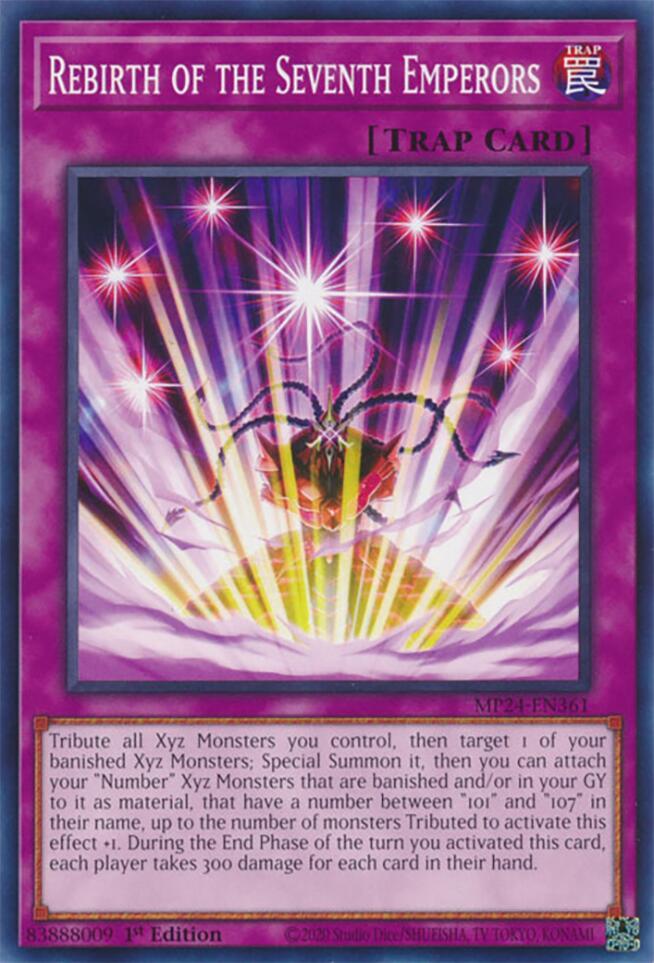 Rebirth of the Seventh Emperors MP24-EN361 (25th Anniversary Tin: Dueling Mirrors)  - 1st Edition