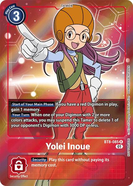 Yolei Inoue Box Topper BT8-085 R (New Awakening)  - Foil