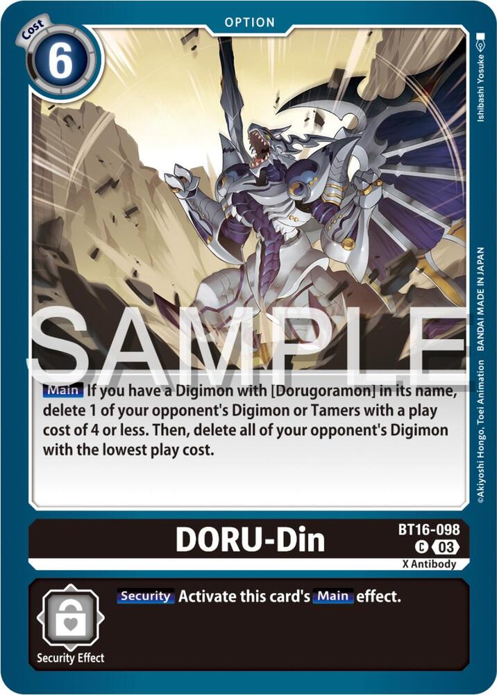 DORU Din BT16-098 C (Beginning Observer) 