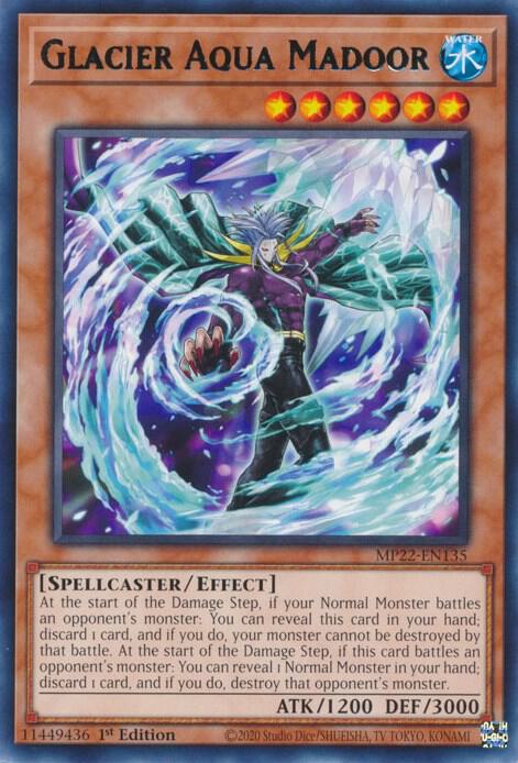 Glacier Aqua Madoor MP22-EN135 (2022 Tin of the Pharaoh's Gods)  - 1st Edition