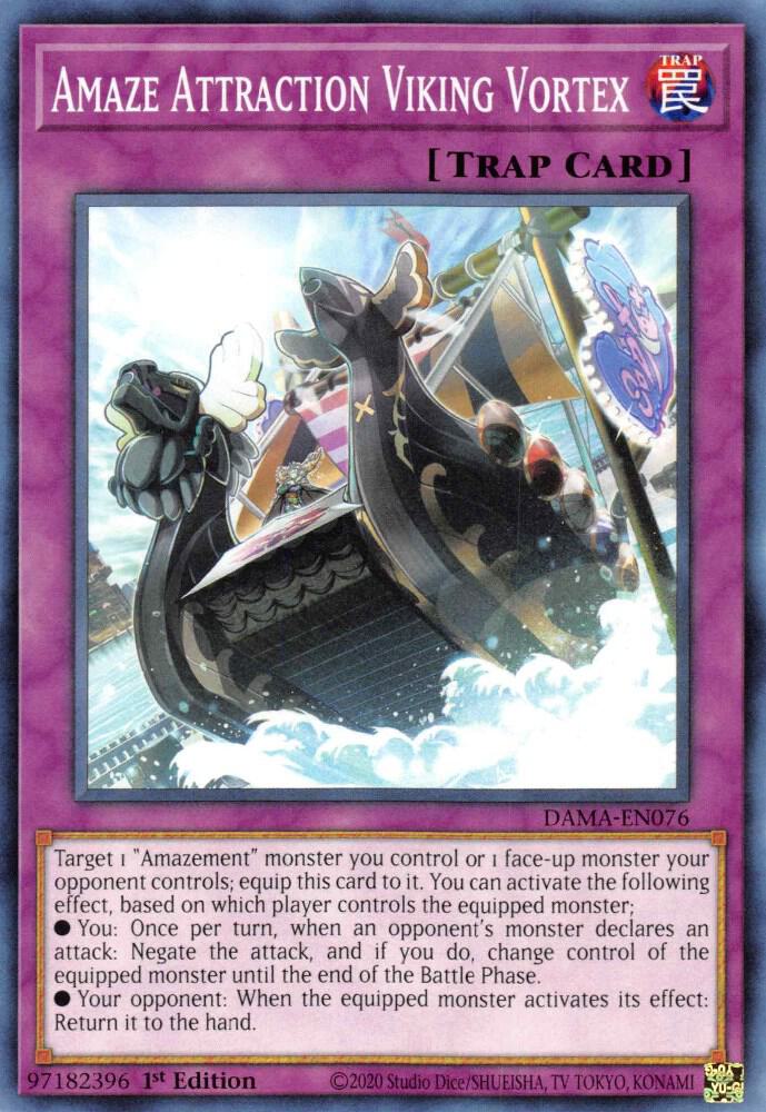 Amaze Attraction Viking Vortex DAMA-EN076 (Dawn of Majesty)  - 1st Edition