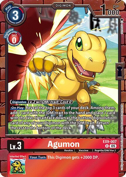 Agumon EX9-007 R (Versus Monsters)  - Foil