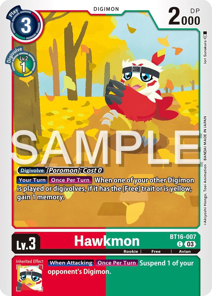 Hawkmon BT16-007 C (Beginning Observer) 