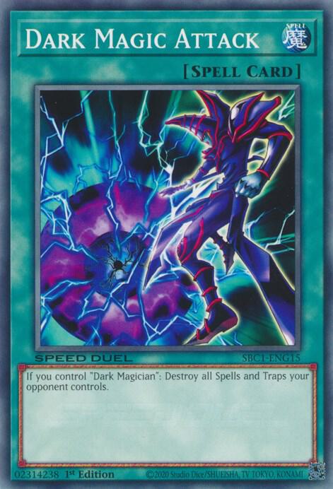 Dark Magic Attack SBC1-ENG15 (Speed Duel: Streets of Battle City)  - 1st Edition