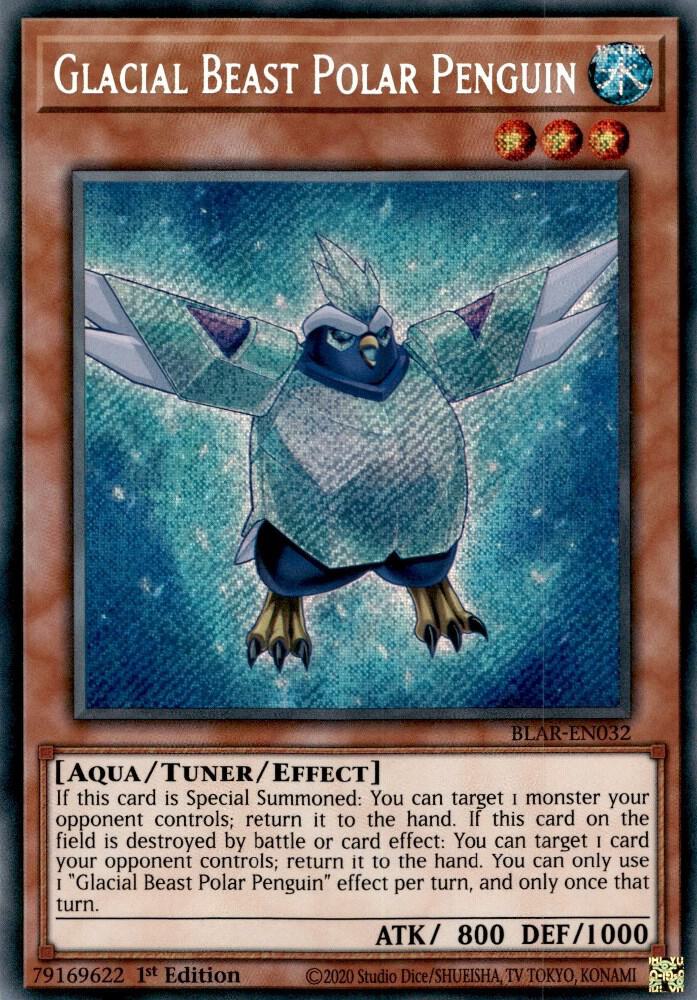 Glacial Beast Polar Penguin BLAR-EN032 (Battles of Legend: Armageddon)  - 1st Edition