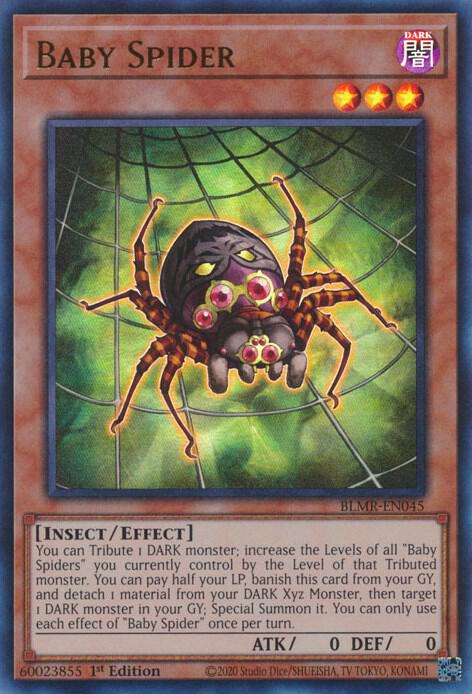Baby Spider BLMR-EN045 (Battles of Legend: Monstrous Revenge)  - 1st Edition