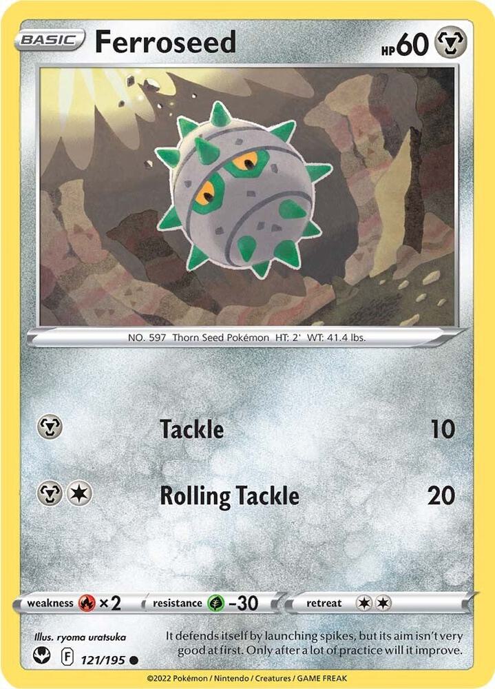 Ferroseed 121/195 (SWSH12: Silver Tempest) 